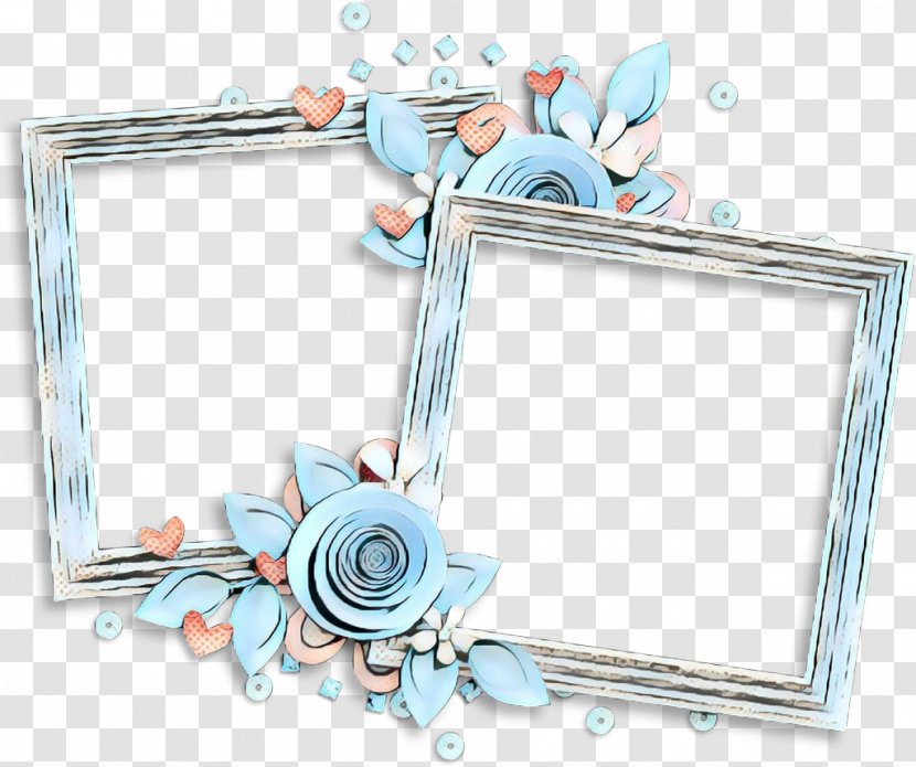 Retro Frame - Pop Art - Mirror Rectangle Transparent PNG