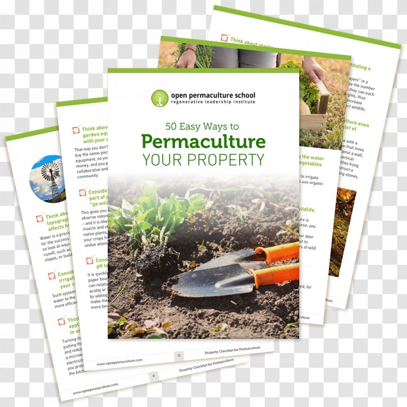 Product Brochure - Permaculture Transparent PNG