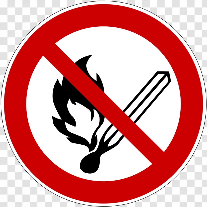 Laboratory Safety Fire Flame Hazard Symbol - No - Not Allowed Transparent PNG