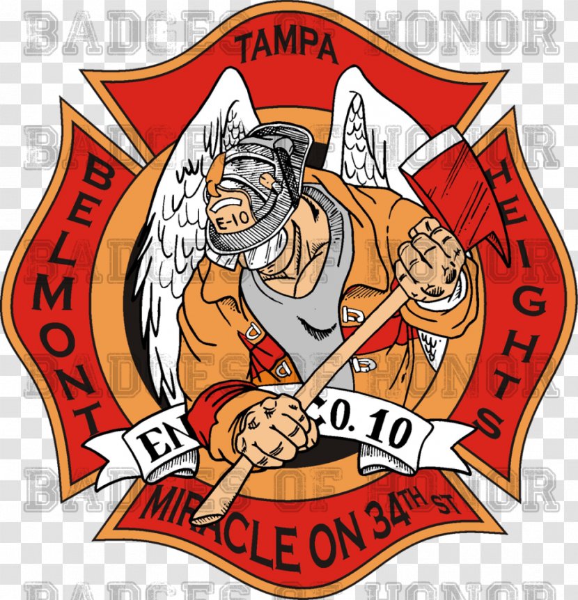 Tampa Fire Department Paramedic Shirt Label - Gildan Activewear Transparent PNG