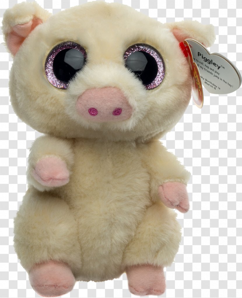 Stuffed Animals & Cuddly Toys Plush Textile Pig - Beanie Transparent PNG