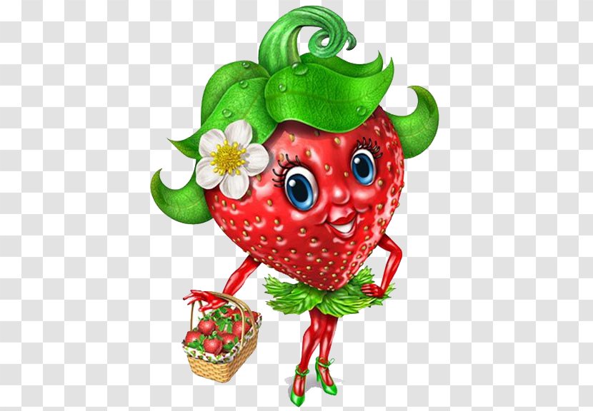 Smiley Strawberry Emoticon Fruit Clip Art - Lovely Miss Transparent PNG