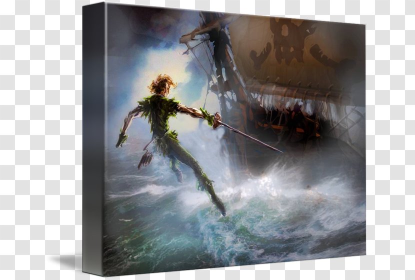 Peter Pan Captain Hook Painting Neverland Art - Walt Disney Animation Studios Transparent PNG