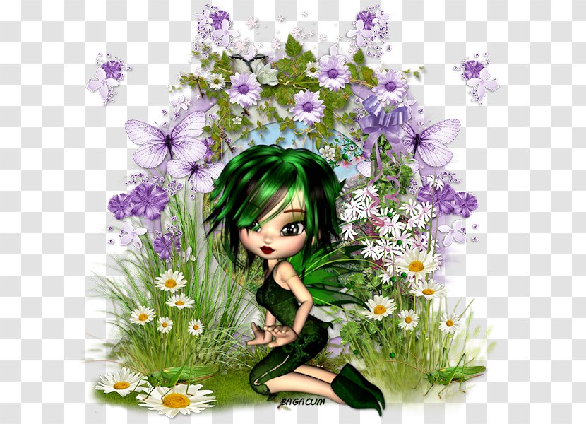 Floral Design Fairy Desktop Wallpaper Computer - Watercolor Transparent PNG