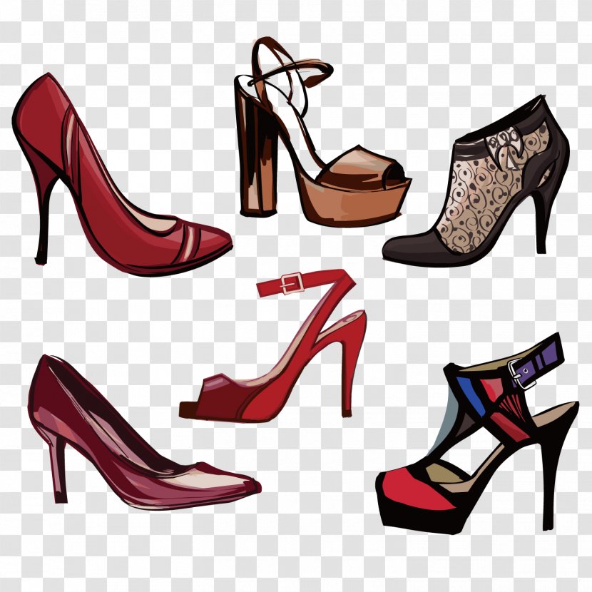 High-heeled Footwear Shoe Gratis Absatz - Basic Pump - Exquisite Style High Heels Transparent PNG