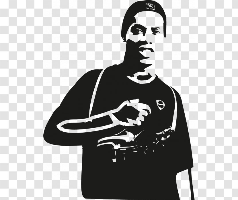 Sticker Ronaldinho Football Shoulder Logo - John Lenon Transparent PNG