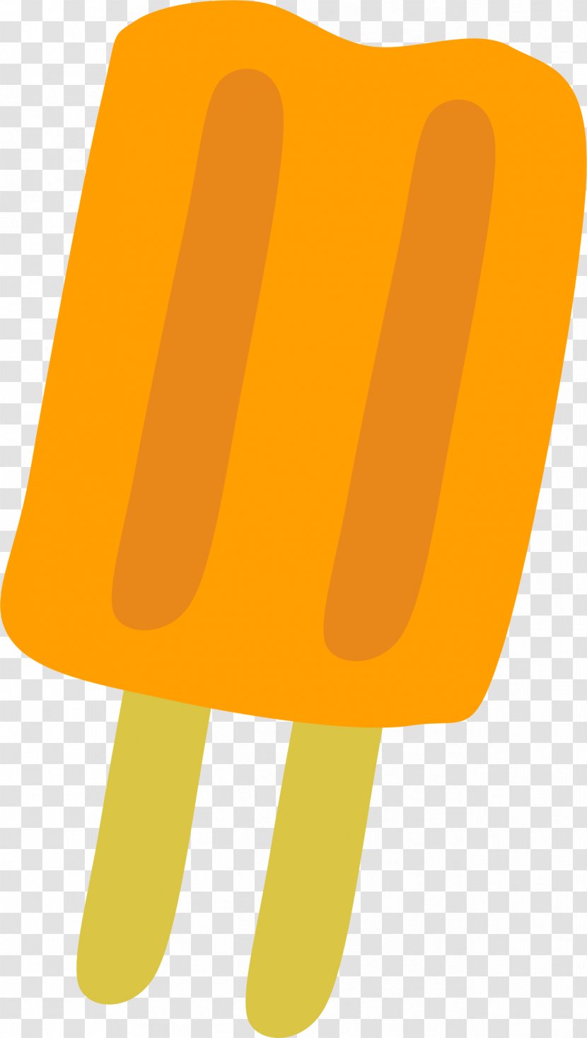 Ice Pop Cream Clip Art - Yellow - Popsicle Transparent PNG