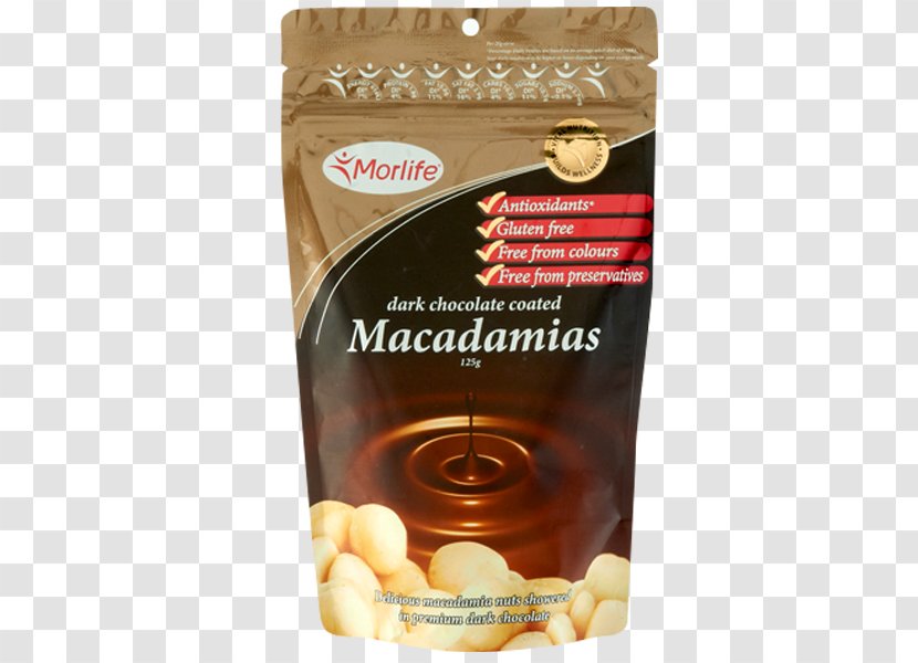 Praline Flavor Ingredient Dark Chocolate - Morlife - Macadamia Transparent PNG