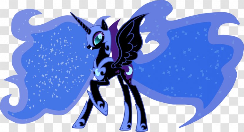 Princess Luna Pony Rainbow Dash Twilight Sparkle - Vector Moon Transparent PNG