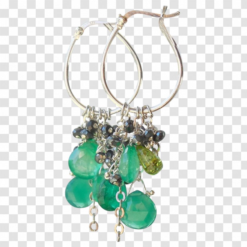 Emerald Earring Turquoise Bead Body Jewellery Transparent PNG