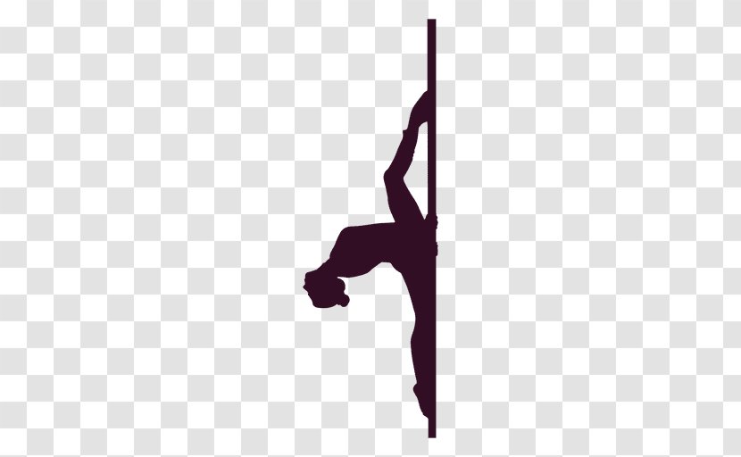 Pole Dance Silhouette Split - Hand - Box Transparent PNG