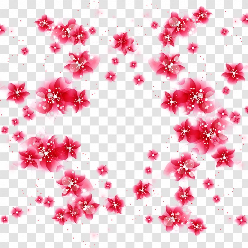 Red Flower - Heart - Material Transparent PNG