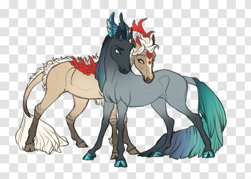 Pony Mustang Legendary Creature Pack Animal - Watercolor Transparent PNG