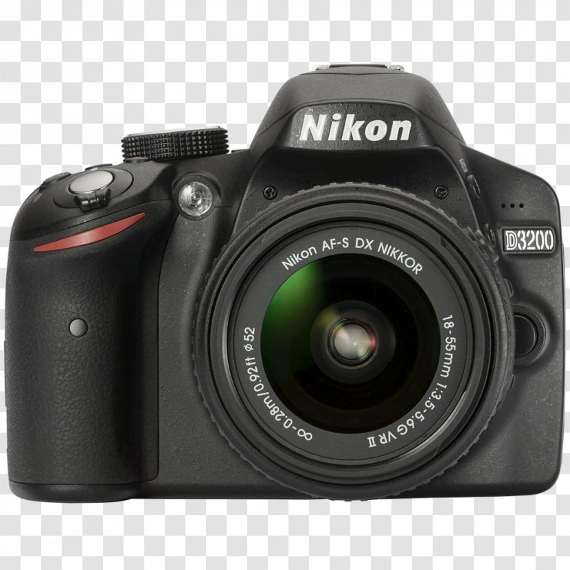 Nikon D5100 D3100 D3300 Digital SLR AF-S DX Zoom-Nikkor 18-55mm F/3.5-5.6G - Camera Accessory Transparent PNG