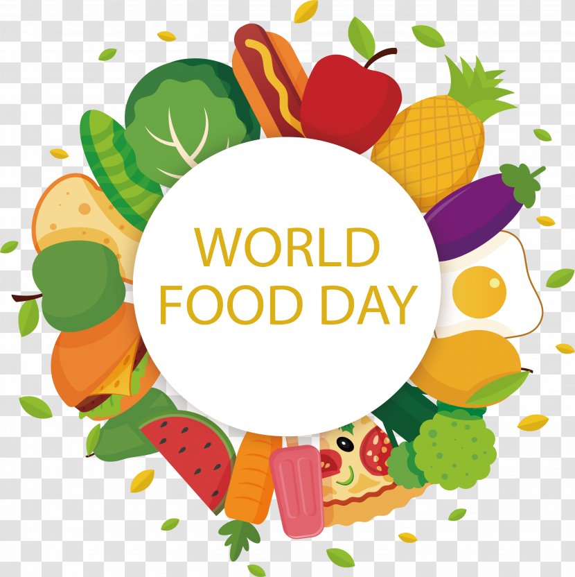 World Food Day Nutrition Cooking Eating - Crispiness - Fruit And Vegetable Border Transparent PNG