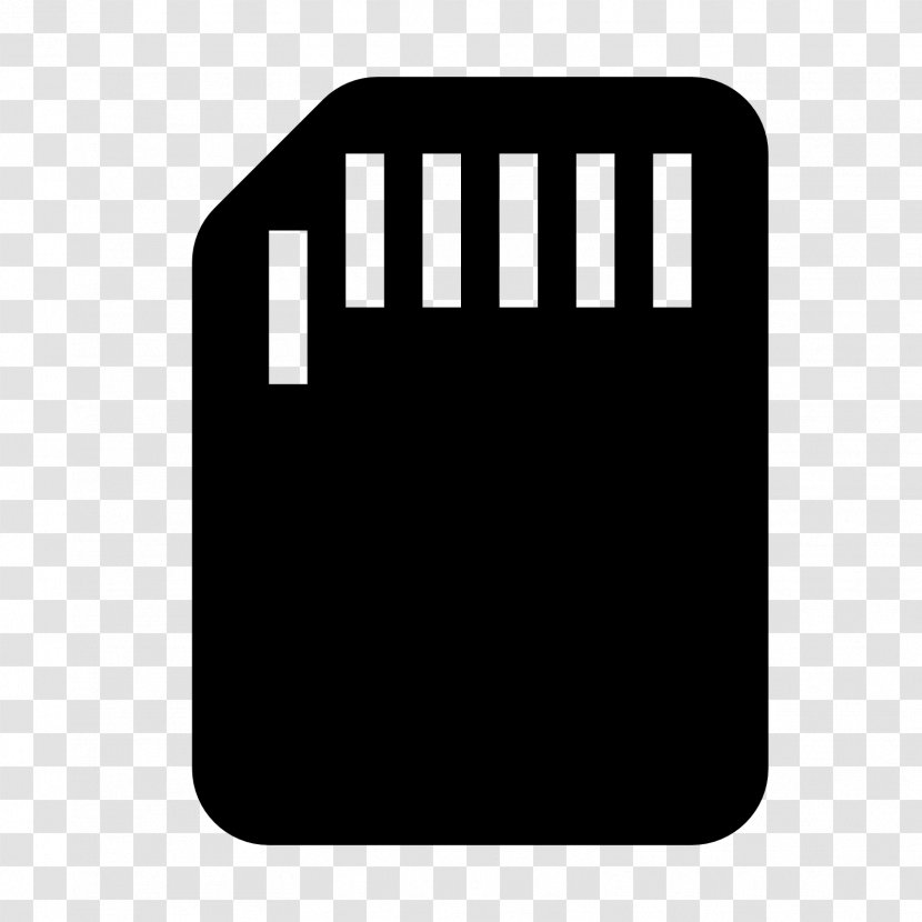 Secure Digital Computer Data Storage Flash Memory Cards - Icon Transparent PNG