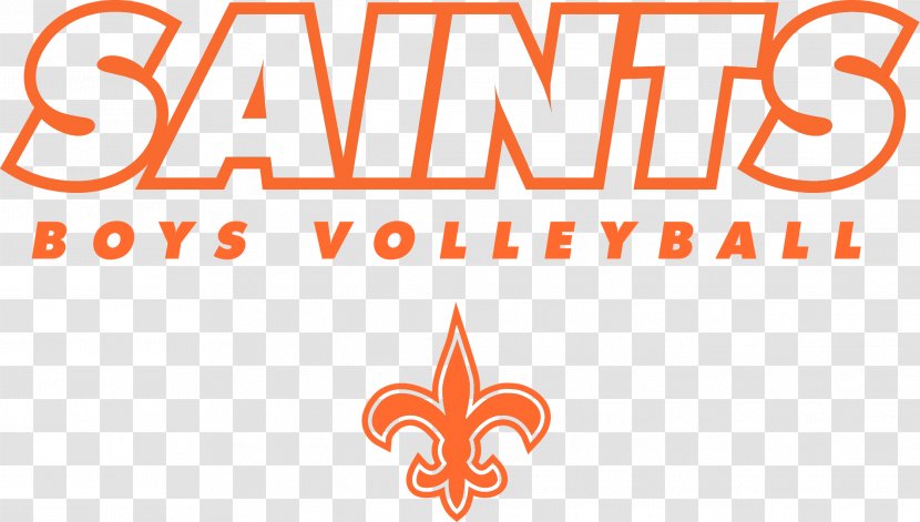 New Orleans Saints Logo Line Brand - Volleyball Team Transparent PNG