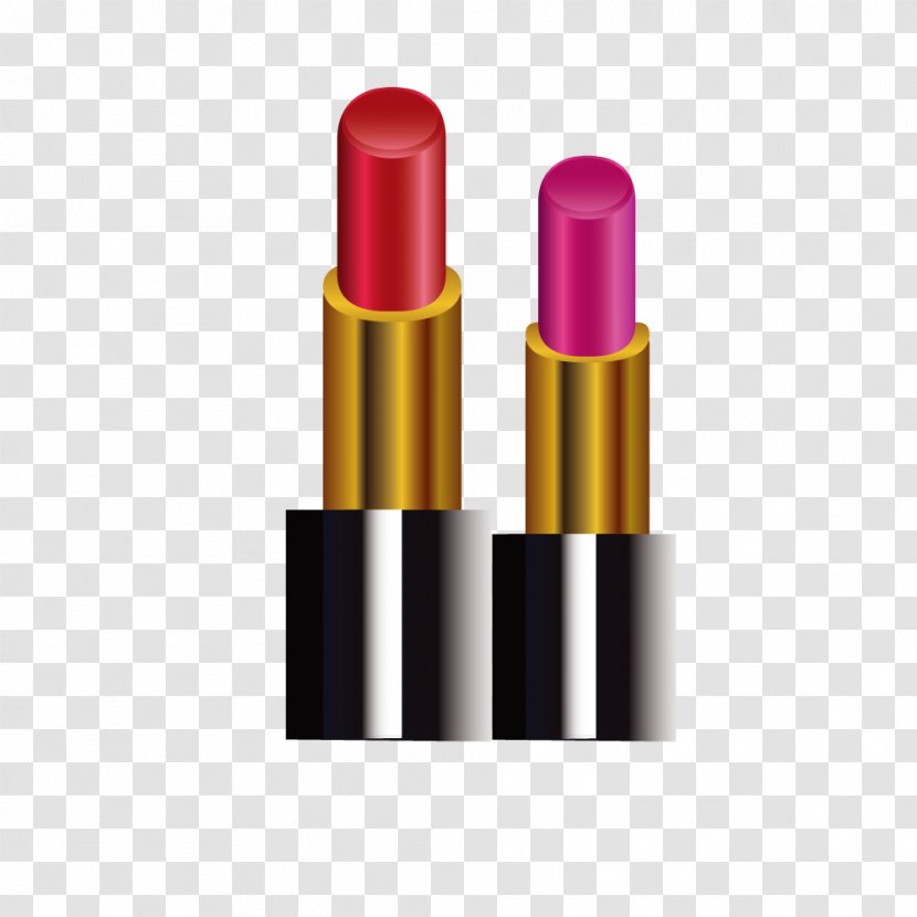 Lipstick Cosmetics Rouge - Designer - Vector 3D Transparent PNG