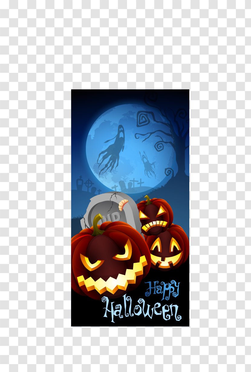 Halloween Party Jack-o'-lantern Black Cat - Jack O Lantern - Elements Transparent PNG