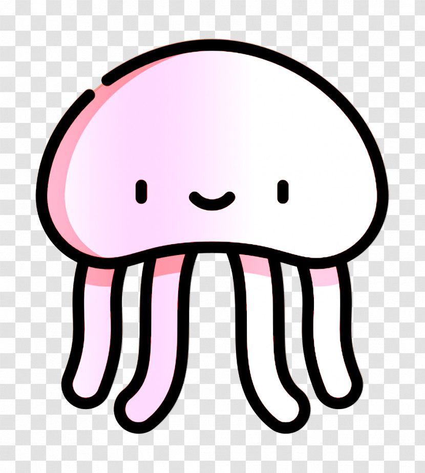 Tropical Icon Jellyfish Icon Animal Icon Transparent PNG
