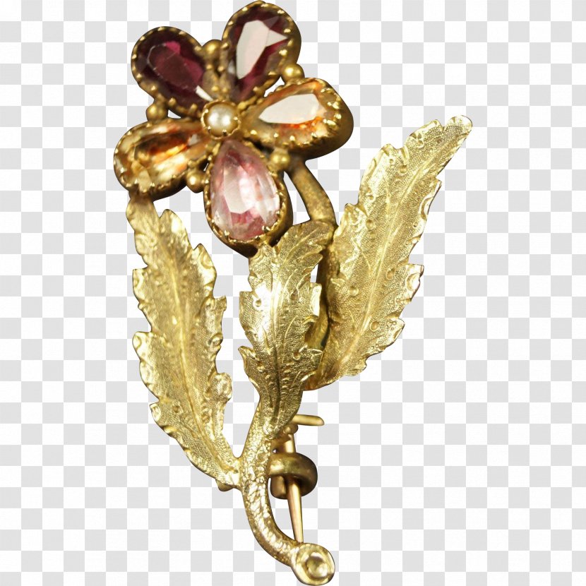 Jewellery Brooch Gold Clothing Accessories Gemstone Transparent PNG