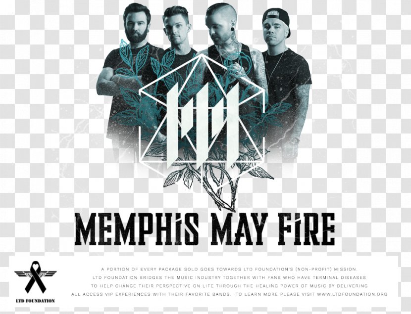 The Outland Memphis May Fire Rise Up Tour Dallas Metalcore - Cartoon Transparent PNG