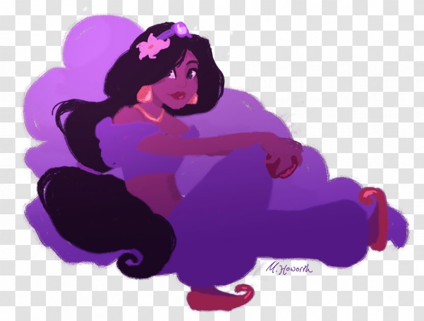 Princess Jasmine Aladdin Ariel Belle Art - Disney Transparent PNG
