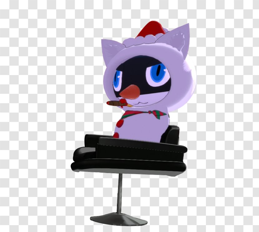 Persona 5 Cat Christmas Game Spoiler Transparent PNG