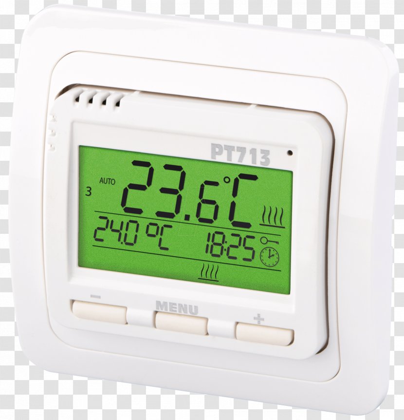 Smart Thermostat Underfloor Heating Measuring Instrument Product - Technology - Homematic-ip Transparent PNG