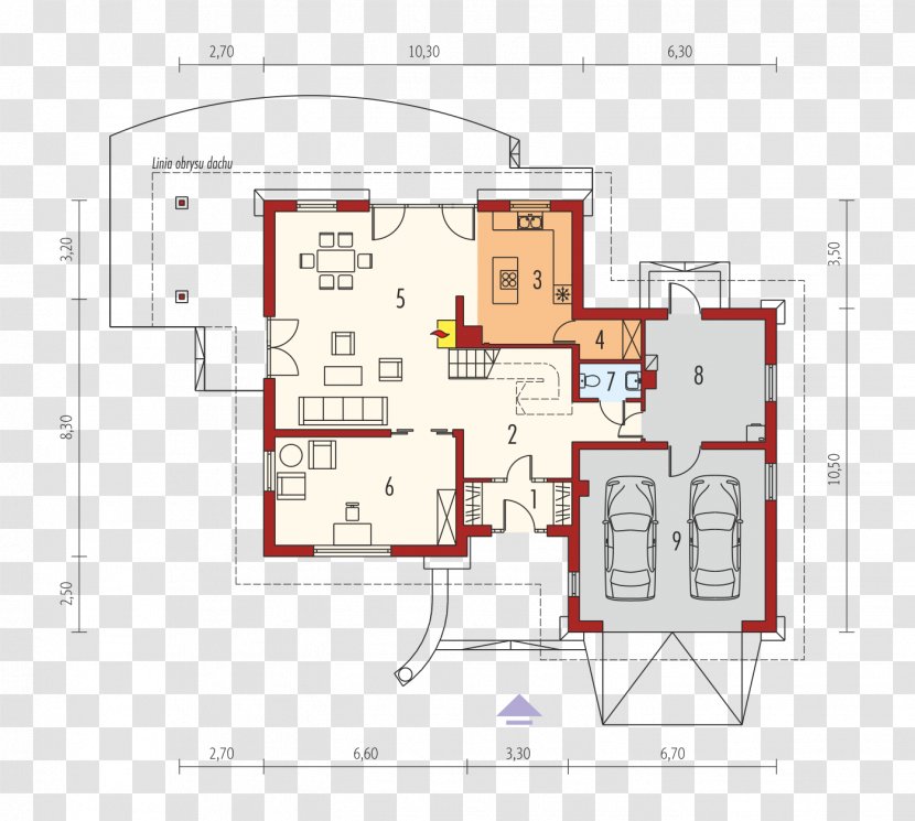 Floor Plan Engineering Electrical Network - Design Transparent PNG