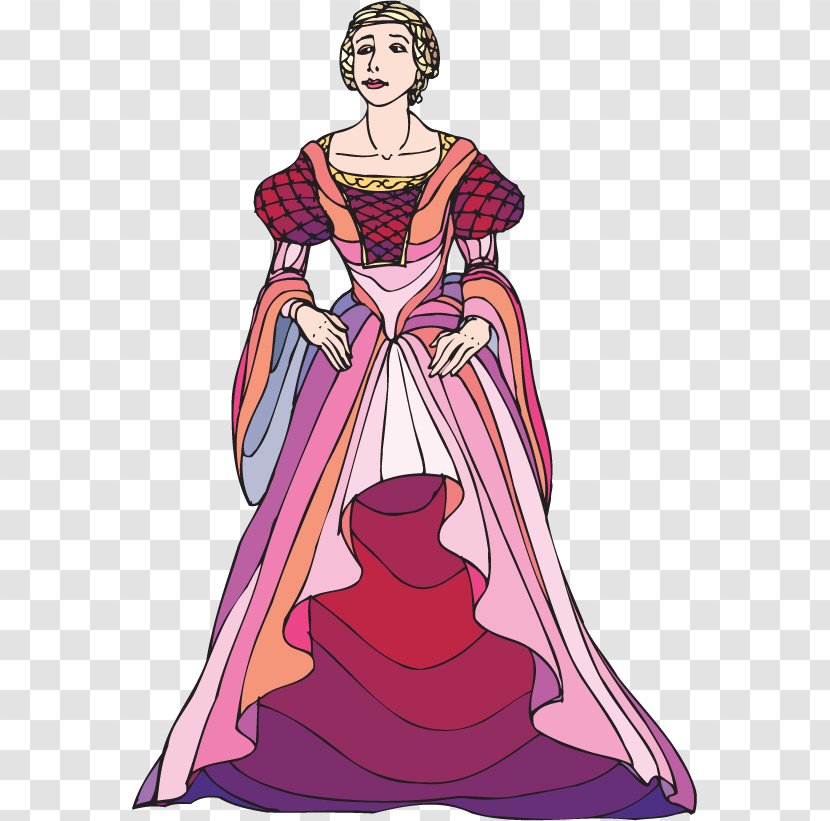 Romeo And Juliet Hamlet Iago - Flower - Vector Hand-painted Queen Transparent PNG