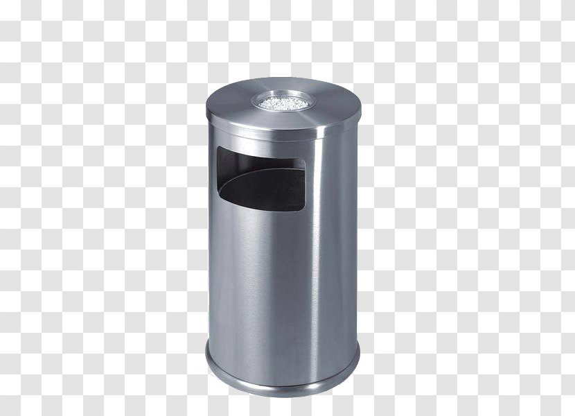 Hanoi Stainless Steel Waste Barrel Paper - Trash Can Transparent PNG