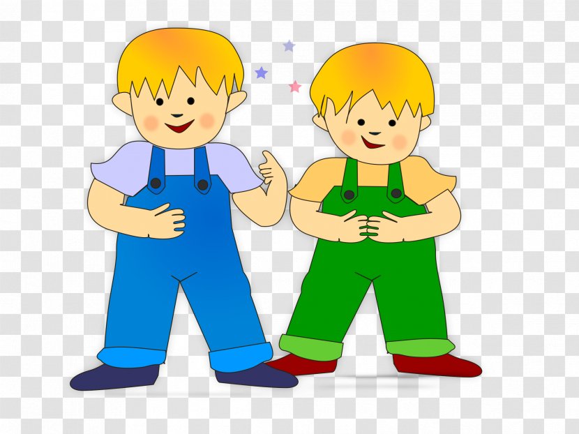 Cartoon Male Clip Art Child Happy - Fun - Sharing Gesture Transparent PNG