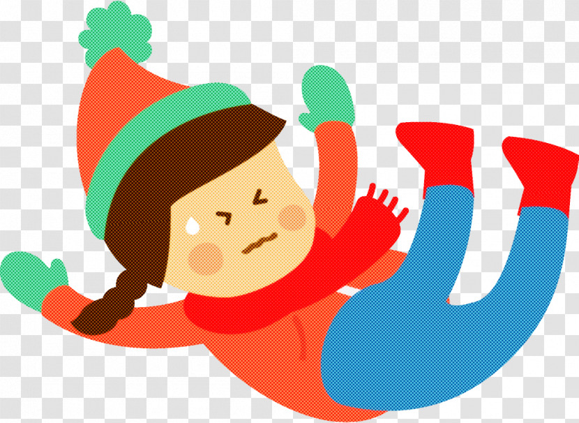 Ice Skating Winter Kids Transparent PNG