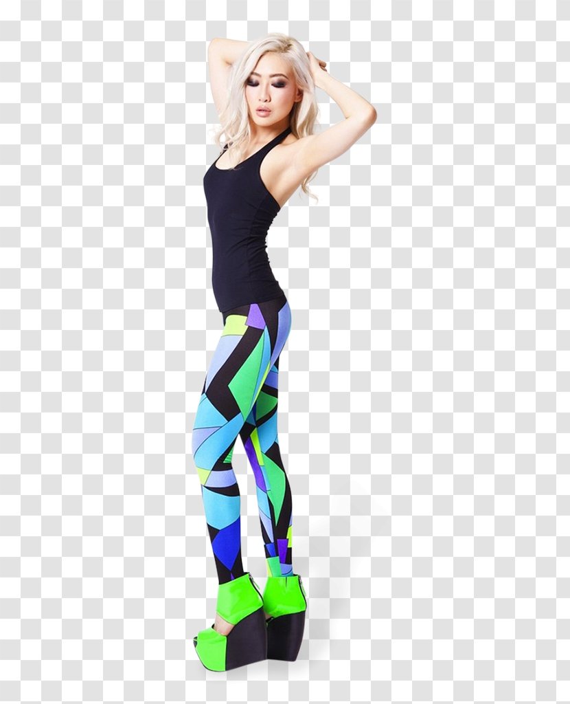 Leggings Waist Hand Clothing Tights - Flower - Cubism Transparent PNG