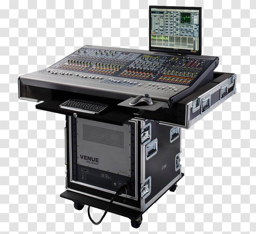 Venue Mix Rack System Profile Audio Mixers Digidesign - Machine - Console Transparent PNG