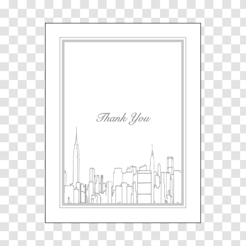 Paper /m/02csf Drawing Picture Frames Wedding Invitation - Black - Graduation Party Transparent PNG