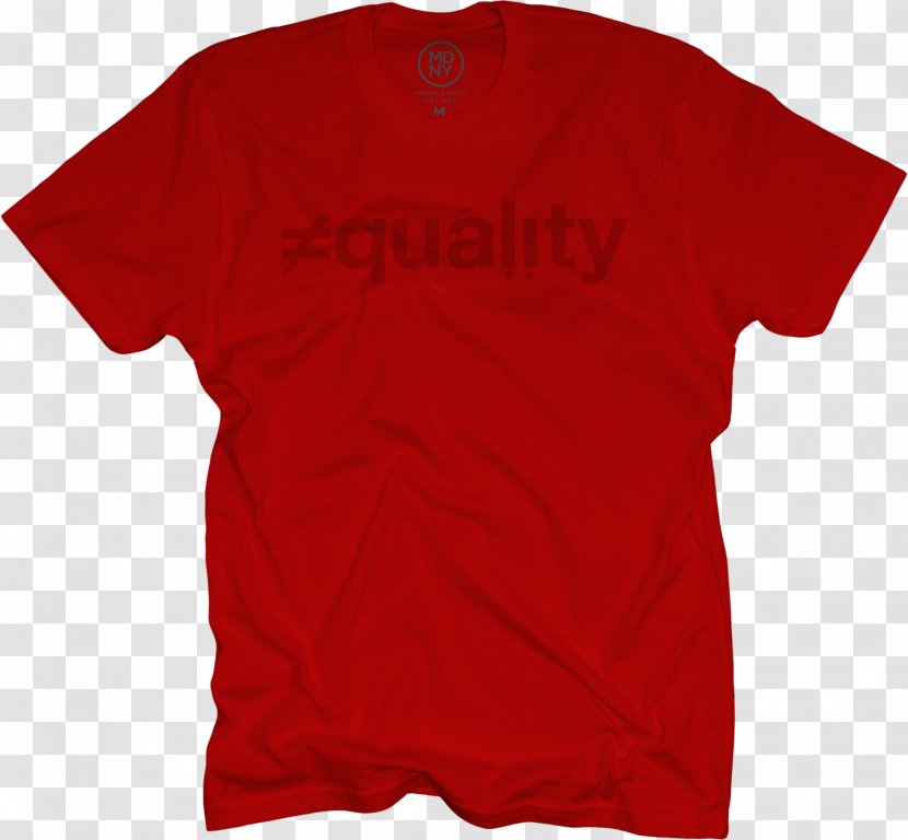 T-shirt Amazon.com Red Sleeve Transparent PNG