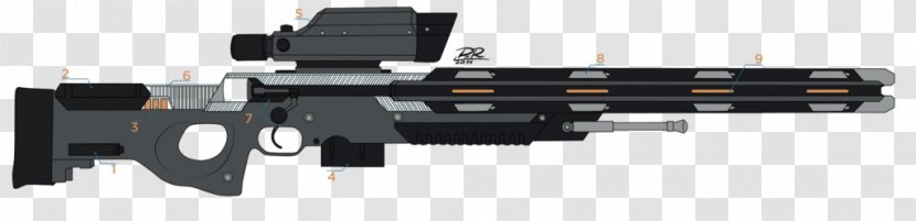 Gun Barrel Air Firearm - Cartoon - Design Transparent PNG