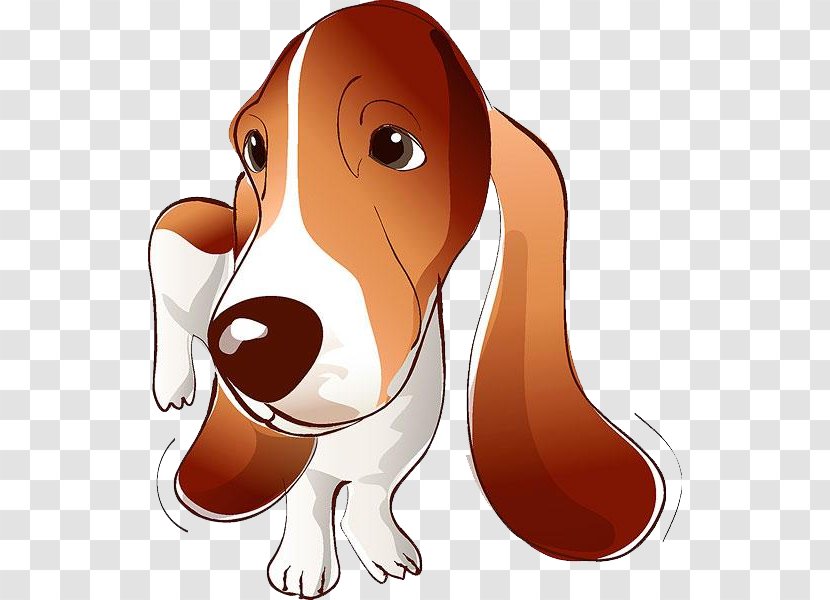 Harrier Puppy Pet Clip Art - Dog Breed - Hand Painted Transparent PNG
