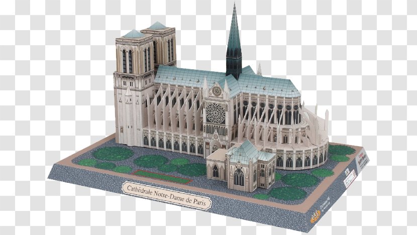 Paper Model Building Toys Physical - Location - Paris Notre Dame Transparent PNG
