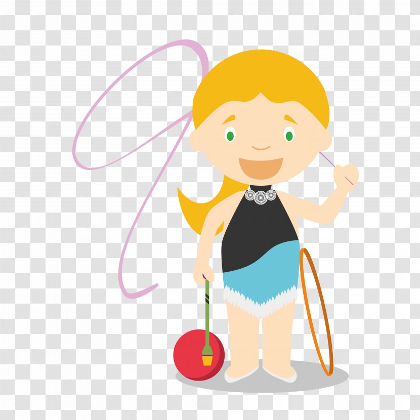 Rhythmic Gymnastics Vector Graphics Illustration Stock Photography - Drawing Transparent PNG