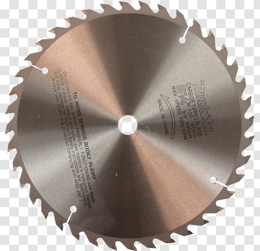 Circular Saw Blade Cutting Carbide - Wood Transparent PNG