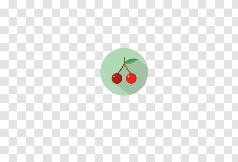 Cherry Green Circle Pattern Transparent PNG