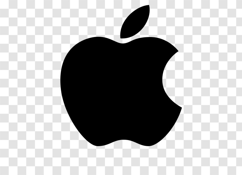 IPhone 6 Apple Logo Clip Art - Black Transparent PNG