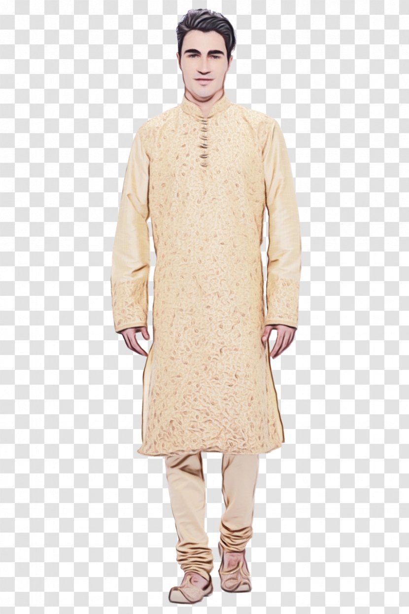 Clothing White Beige Suit Brown - Neck - Outerwear Transparent PNG
