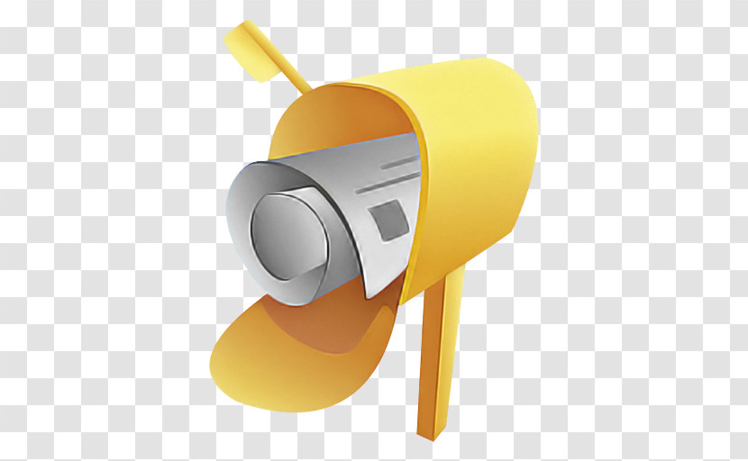 Angle Yellow Cylinder Megaphone Geometry Transparent PNG