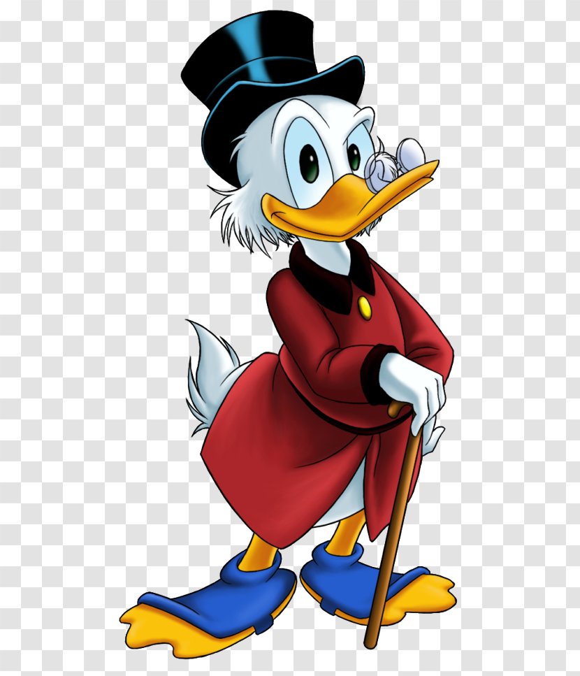 Scrooge McDuck Donald Duck Ebenezer Gyro Gearloose Huey, Dewey And Louie - Flightless Bird - Uncle Transparent PNG