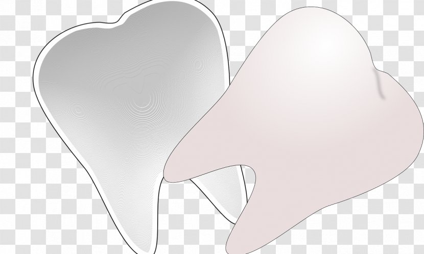 Heart Tooth - Watercolor - Design Transparent PNG