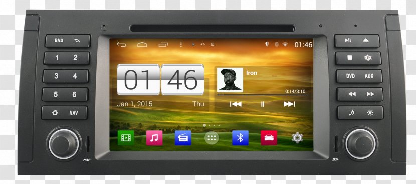 GPS Navigation Systems Ford Toyota RAV4 Android Automotive Head Unit - Media Player - Bmw X5 E53 Transparent PNG